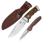 MOSSY OAK нож комплект ножны нож складной нож карман нож с футляром натуральный деревянный руль под дерево sama руль общая длина 225mm&166mm DIY альпинизм кемпинг 