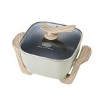 Color: пепел белый [Toffy/tofi-] compact мульти- электрический кастрюля K-HP3 1 шт. 6 позиций кастрюля обогреватель в одном корпусе .............. compact примерно 2.8Lga