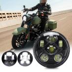 JIAHER мотоцикл передняя фара соответствующий требованиям техосмотра универсальный 5.75 дюймовый LED передняя фара Harley Davidson 883 спорт Star Dyna Street Bob Lowrider wai