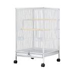 Aeon hum птица клетка клетка для птиц bird мера большой роскошный клетка большой несколько .. длиннохвостый попугай документ птица попугай клетка o черепаха se регулирование кнопка 45.5*45.5*77CM белый 