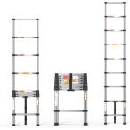 Size:2.6M_MaterialType: нержавеющая сталь сталь DayPlus эластичный лестница из нержавеющей стали 2.6m складной эластичный .. перевозка ... легкий многофункциональный выдерживаемая нагрузка 150 kg автоматика блокировка безопасность ro