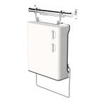 Size:脱衣場ヒーター 東京Deco 脱衣所ヒーター 防水 浴室暖房 衣類乾燥 1000W [壁掛けと床置きで使える] 小型 エコ 温風ヒーター トイレ 足元ヒーター d000