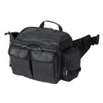 Color:01 спираль черный Daiwa (DAIWA) набедренная сумка (D) спираль черный 16×34×23cm