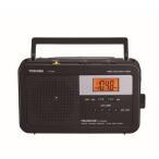 ショッピングラジオ TOSHIBA(東芝) ホームラジオ TY-SHR4(KM) LEDライト LCD表示 FM AM 短波放送 電池駆動 電源コード式 肩ベルト付属