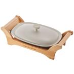 Color: серый ju[Toffy/tofi-] овальный решётка plate K-GP1 обогреватель цельный структура керамика плита .........230*C настоящий дерево 