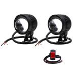 Color: белый желтый X-STYLE 20W мотоцикл противотуманая фара LED желтый белый 2 цвет переключатель высокая яркость водонепроницаемый 12V 24V deck light грузовик передняя фара пассажирский лампа 2 шт. комплект + переключатель ( ho 