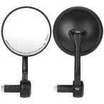 Style: круглый -2503 KEMIMOTO мотоцикл зеркало на руль соответствующий требованиям техосмотра мотоцикл зеркало круглый левый и правый в комплекте руль диаметр 16.5-19mm соответствует универсальный легкий регулировка угла возможность черный 2503