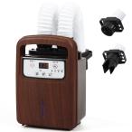 ショッピング布団乾燥機 Color:木目ダーク 布団乾燥機 【2025新型 1000Wハイパワー ・ 布団2組・靴2組対応】ふとん乾燥機 ダニ退治 温風機能 マット不要 ふとんかんそうき あたため 軽量