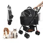 Color: черный [ домашнее животное ., более выход приятный!]chichi осел (Titiroba) домашнее животное Cart разделение тип собака Cart 3WAY собака для коляска домашнее животное Buggy одним движением складной 