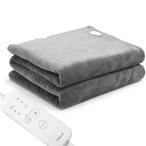 Size:140*80cm электрический кровать ..140×80cm плед электрический [2025 развился высокая эффективность контроль &.. кровать двоякое применение ]. электро- 3 -ступенчатый регулировка температуры 3 -ступенчатый таймер установка электрический Blanc ke