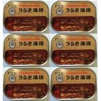 (6個セット)(全国送料無料)(Y)浜名湖食品 うなぎ蒲焼缶詰×6個セット(代引・他の商品と混載不可)