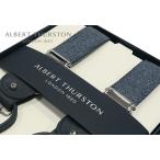 ALBERT THURSTON Alba -tosa- камень подтяжки obi ширина 25mm ALM25-27 sax оттенок голубого . style одноцветный Британия производства MADE IN ENGLAND