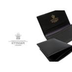 ETTINGER фирма легализация стандартный магазин ETTINGER /etinga- футляр для карточек 143JR BLACK-PURPLE EURO карта inserting / футляр для визитных карточек специальный заказ цвет 003