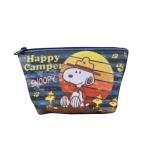 船型デニムポーチB柄