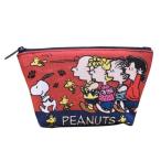 船型デニムポーチC柄