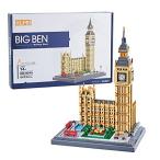 KLMEi Architecture Big Ben 6473個 + マイクロブロックセット 大人と子供への素晴らしいマイクロブロックギ 平行輸入