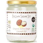  Brown shuga- First органический extra балка Gin кокос масло 425g