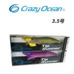 (限定)クレイジーオーシャン ティップランナー 3.5号 TRN-35 30g TS-03 TS-04 オリジナルカラー エギ ティップラン 餌木 アオリイカ Crazy Ocean 谷山オリカラ