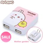  распродажа SALE USB AC адаптор MOLANGmo Ran USB-AC адаптор смартфон зарядное устройство 2 порт розетка часть складной 