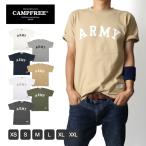 ショッピングコットン CAMPFREE ARMY プリントTシャツ コットンTシャツ 6.2オンス 大人サイズ メンズ レディース ユニセックス メンズコーデ アーミー 半袖