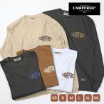 CAMPFREE ロングtシャツ メンズtシャツ ロンt メンズ ロンティー レディース ティシャツ 長袖tシャツ 綿 コットン 白 黒 ブランド 10512