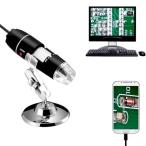 Jiusion 40 ~ 1000x коэффициент увеличения USB микроскоп,8 LED USB 2.0 цифровой микроскоп, Mini камера,OTG адаптор а также металлический s
