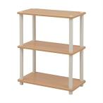  гора .(YAMAZEN) подставка открытый полка ширина 60× глубина 30× высота 77cm 3 уровень угол . круг . сборка простой натуральный SR-3(NA/WH