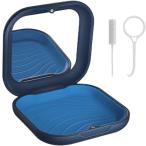 xuanli мундштук кейс держатель кейс зеркало имеется зуб стебель корректирующий кейс мундштук inserting . легкий .-..-. часть искусственный зуб. кейс мобильный 