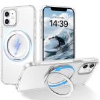 Telaso iPhone 12 Mini ケース MagSafe対応 アイフォン12mini ケース マグネット搭載 スタンド機能 360°回