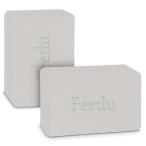 Feetlu йога блок 2 шт. комплект высокая плотность / твердый 2 размер 23x 15 x 10cm(350g x2)