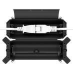 Flemoon 吊り下げなコンセントカバー 屋外 防水 延長コード 電源ボックス 耐候性 雨よけ ストリングライトを保護 黒