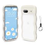 HILEGENER Google Pixel 7 かわいい ケース 波状フレーム うねうね 耐衝撃 グーグル ピクセル7 用滑り止め スマホケー