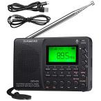 ZHIWHIS FM/AM/SW ラジオ レコーダー MP3プレーヤー ポータブル 充電式 大容量リチウム電池 LCD画面 立體聲 スリープ機能