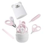 4 in 1 baby .... комплект baby .... для малышей ножницы пинцет .. напильник (polar bear pink)