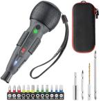 ショッピング電動ドライバー Yacooda 電動ドライバー 小型 強力 トルク3段階調整 高い同心度・ビット振れ軽減 収納ケース付き 16本ビット付き 電動4N.m 手動1