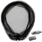 SANLIKE ランディングネット タモジョイント アルミ製 大型タモ網 折りたたみ ラバーコーティングネット オーバルフレーム Ｌサイズ タモ