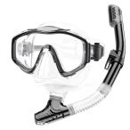 shuno-ke кольцо маска воздуховод "snorkel" комплект для взрослых dry тип shuno-ke кольцо комплект . вода очки для мужчин и женщин замутненный . прекращение подводный очки усиленный стекло вода 