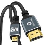 Thsucords 超薄型 8K 4K Micro HDMI - HDMIケ
