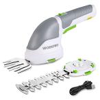 [安全ボタン進化]WORKPRO 芝生バリカン ガーデンバリカン 生垣バリカン 芝刈り機 一台二役 コードレス 3.6V充電式 Type-C充電