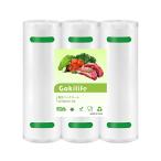 Gokilife вакуум pa Claw ru20×600cm 3 шт. комплект вакуум упаковка машина специальный roll 