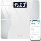 体重計 2025新登場・高精度 体組成計 スマホ連動 Bluetooth対応 体脂肪計 iOS/Android対応 乗るだけ測定 ヘルスメーター