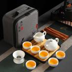 中国茶道具 茶器フルセット 収納バッグ付 cm1-3