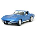 ミニカー 1965 Chevrolet Corvette C2 blue Maisto 1/18 【全国送料無料】 シボレー コルベット アメ車 ブルー マイスト モデルカー クラシック 世田谷ベース