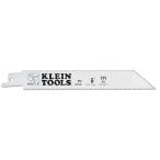 並行輸入 Klein Tools 31728 レシプロソーブレード 18 TPI、0.035 x 6インチ、ヘビーゲージメタル用 5個パック