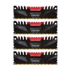 並行輸入 PNY Anarchy X 32GB Kit (4x8GB) DDR3 2400MHz (PC3-19200) CL11 Desktop Memory (RED) - MD32GK4D3240011AXR
