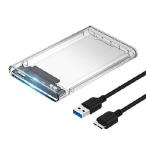 【並行輸入】SABRENT 2.5インチ SSD外付けケース/ SATA SSD/ HDD (SSD 1TB、SSD 2TB、SSD 500GB、SSD 4TB) 最大16TB/ USB 3.2 SuperSpeed/ 工具不要/ SATA III対