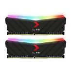 並行輸入 PNY 16GB (2x8GB) XLR8 ゲーミング Epic-X RGB DDR4 3200MHz デスクトップメモリ RAM - (MD16GK2D4320016XRGB)