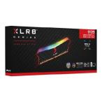 並行輸入 PNY デスクトップ用メモリ DDR4 3200MHz PC4-25600 8GB XLR8 ゲーミング RGB Sync 無期限　  MD8GD4320016XRGB