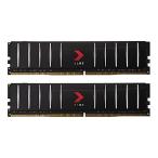 並行輸入 PNY XLR8 ゲーミング 16GB (2x8GB) DDR4 DRAM 3200MHz (PC4-25600) CL16 1.35V ロープロファイル デュアルチャンネル デスクトップ (DIMM) メモリーキ