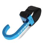 並行輸入 NRG Innovations STR-100BL CNCアルミニウムステアリングホイールフック 調節可能なナイロンストラップ付き、長さ80mm x 幅49mm x 奥行き30mm、ブルー